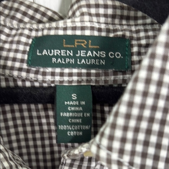 Ralph Lauren GinghamCasual Button Down Shirt with Long Sleeves - Picture 2 of 8